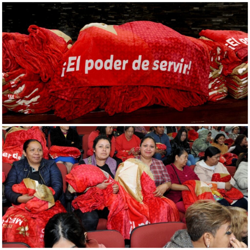 Regalan más de 29 mil cobertores en temporada invernal en Edoméx