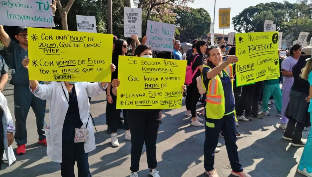 Paro nacional de veterinarios en protesta por asesinato de Héctor Hernández