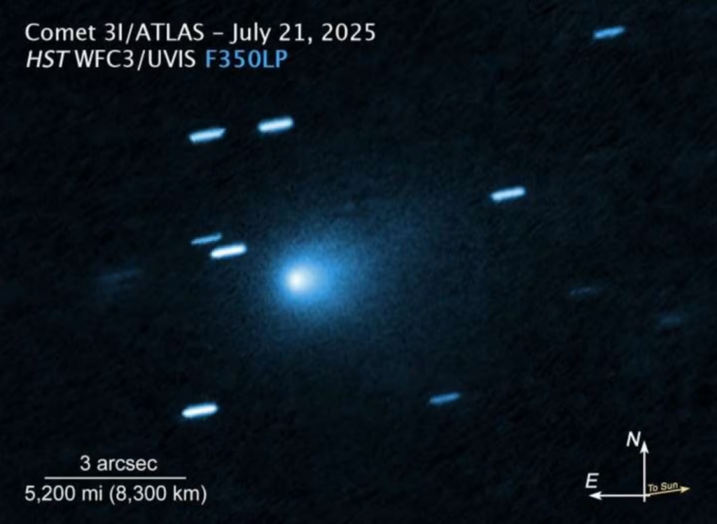 Cometa 3I/ATLAS superó las expectativas, es mucho más grande de lo estimado