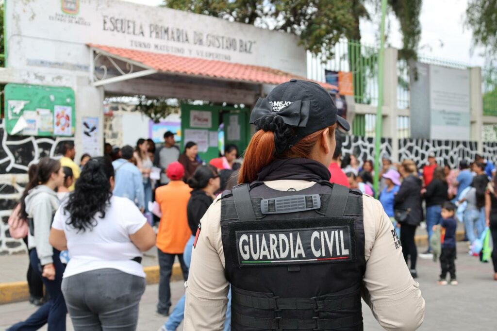 Reporta Guardia Civil de Tecámac sin incidentes en este regreso a clases