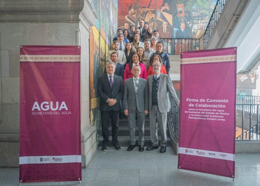 Fortalece Secretaría del Agua colaboración con la Universidad Autónoma Metropolitana sede Lerma