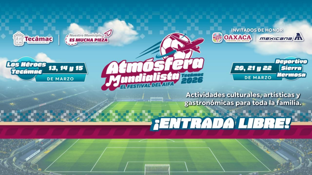 La Guelaguetza llena de color el Festival Atmósfera 2026 en Tecámac