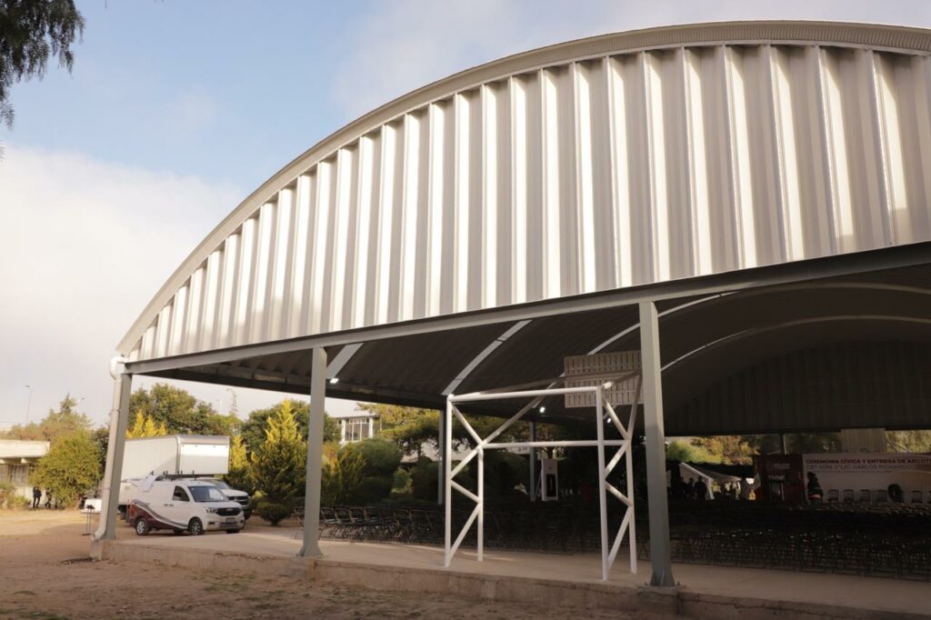Estrena arcotecho el CBT 2 de Tecámac; beneficia a 2 mil 600 estudiantes