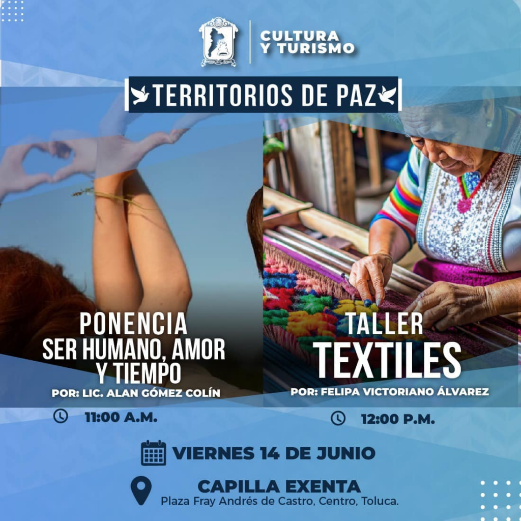 Invita Toluca a décima edición del programa Territorios de Paz
