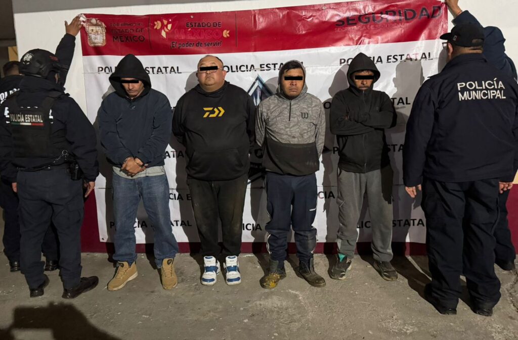 Caen siete integrantes de una banda dedicada al robo de vehículos, maquinaria y autopartes