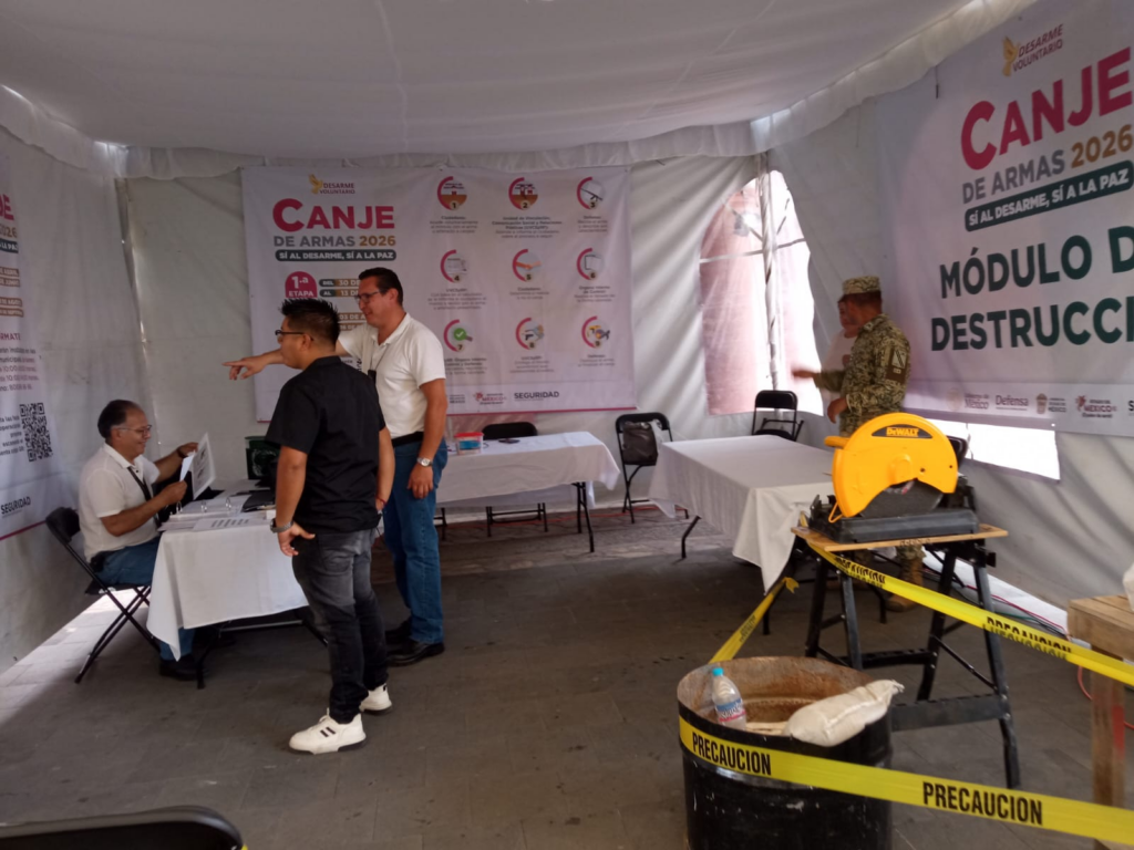 Destruyen 960 artículos bélicos durante primera semana de Canje de Armas 2026