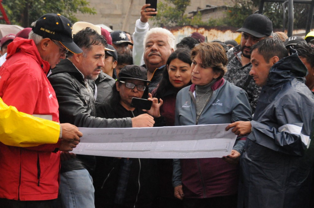 Supervisa GEM afectaciones en el municipio de Chalco por las lluvias
