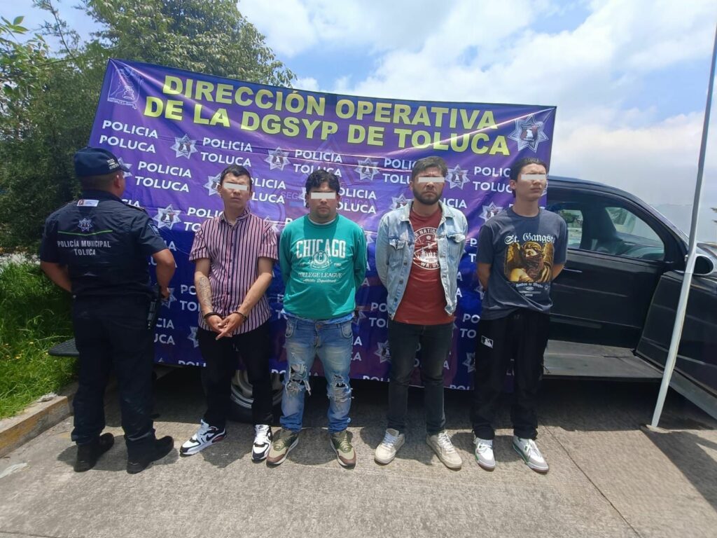Cae en Toluca otra célula colombiana de extorsión “gota a gota”, fue desmantelada por la policía municipal