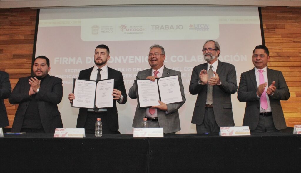 Edoméx y Canadá firman convenio para mejorar las condiciones laborales de trabajadores agrícolas
