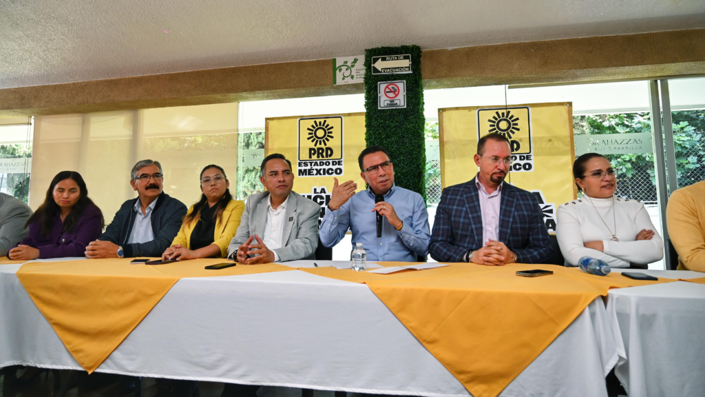 Anuncia líder del PRD Edoméx, gira por los 125 municipios para reactivar sus dirigencias municipales