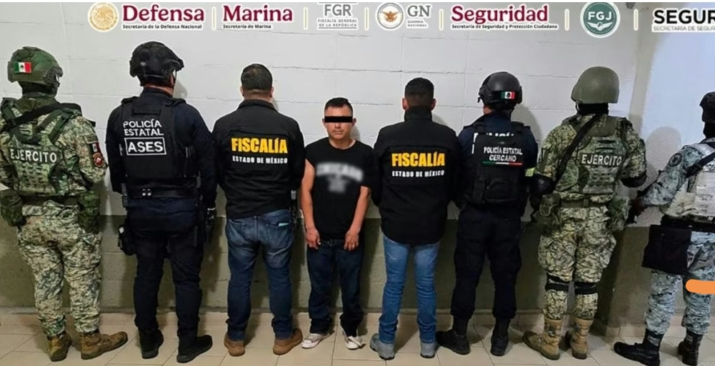 Detienen a Néstor “N”, presunto jefe de plaza de célula criminal en Malinalco
