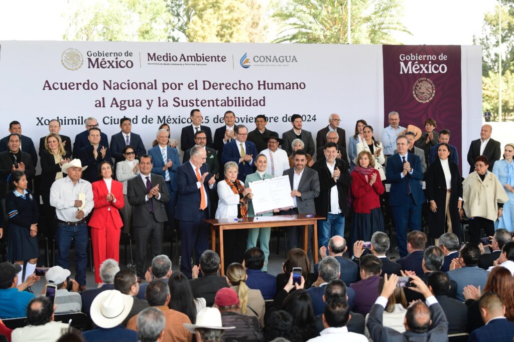 Se suma Edoméx al Acuerdo Nacional por el Derecho Humano al Agua y la Sustentabilidad