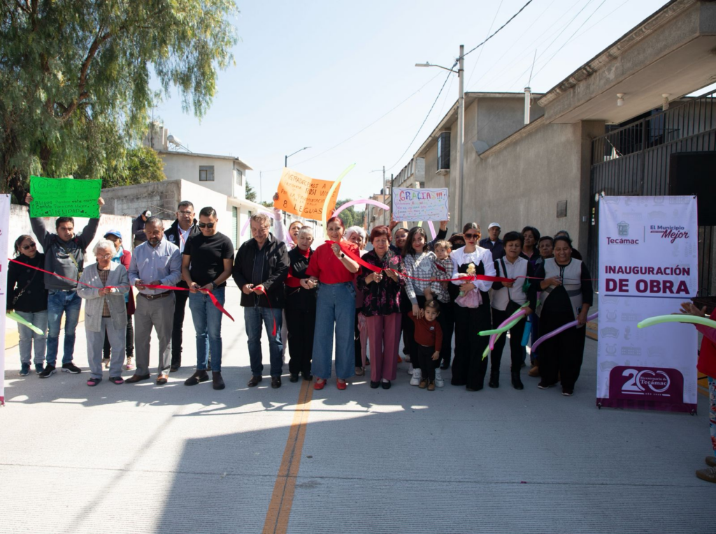 Entrega alcaldesa de Tecámac diversas obras; da respuesta a peticiones vecinales