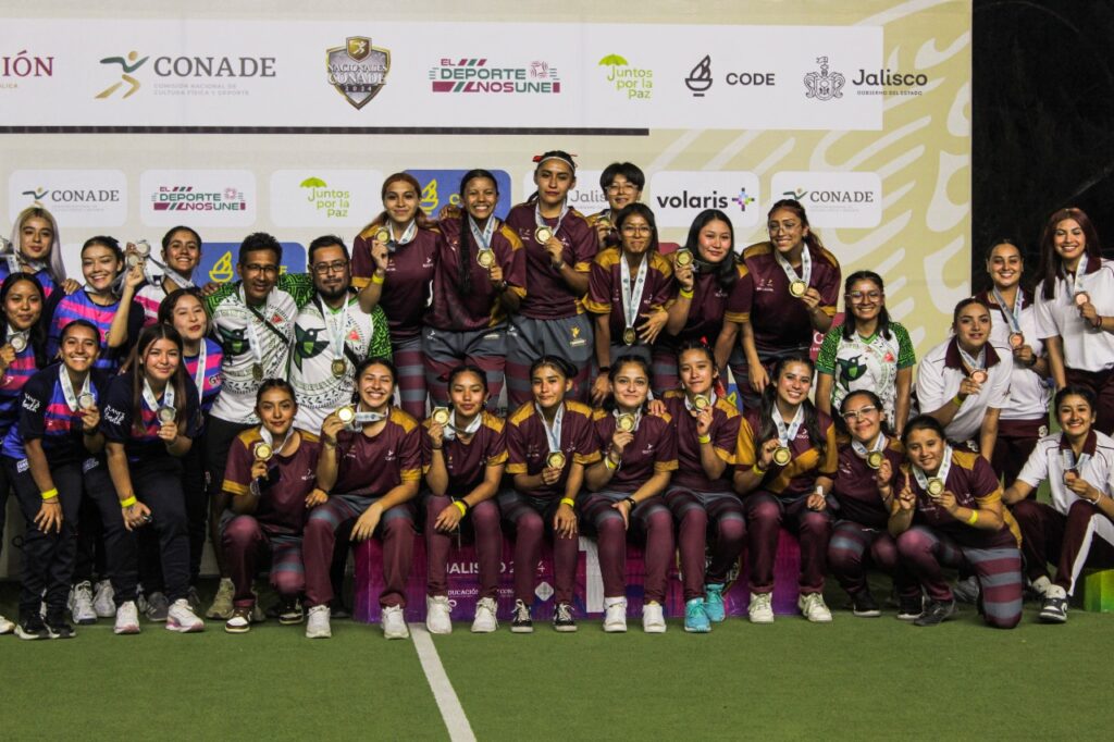 CONADE 2024: Delegación mexiquense conquista tercer lugar en hockey sobre pasto en los Juegos