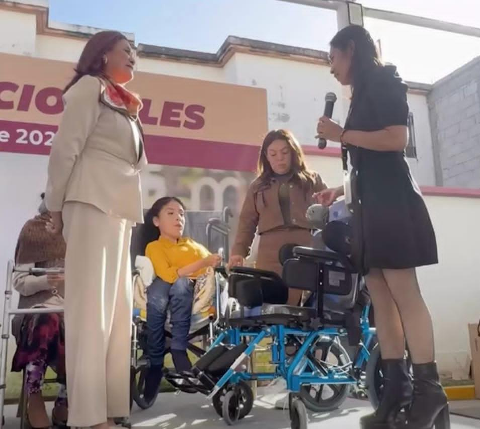 Entrega alcaldesa Rosi Wong aparatos funcionales para mejorar la calidad de vida de los sectores vulnerables