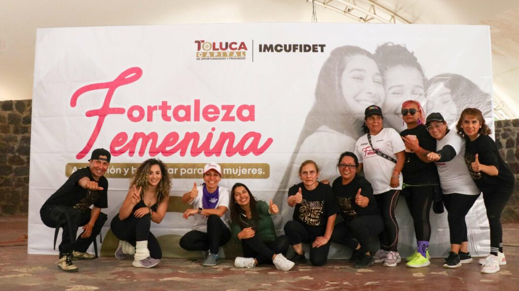 Toluqueñas participan en  jornada de activación física y bienestar