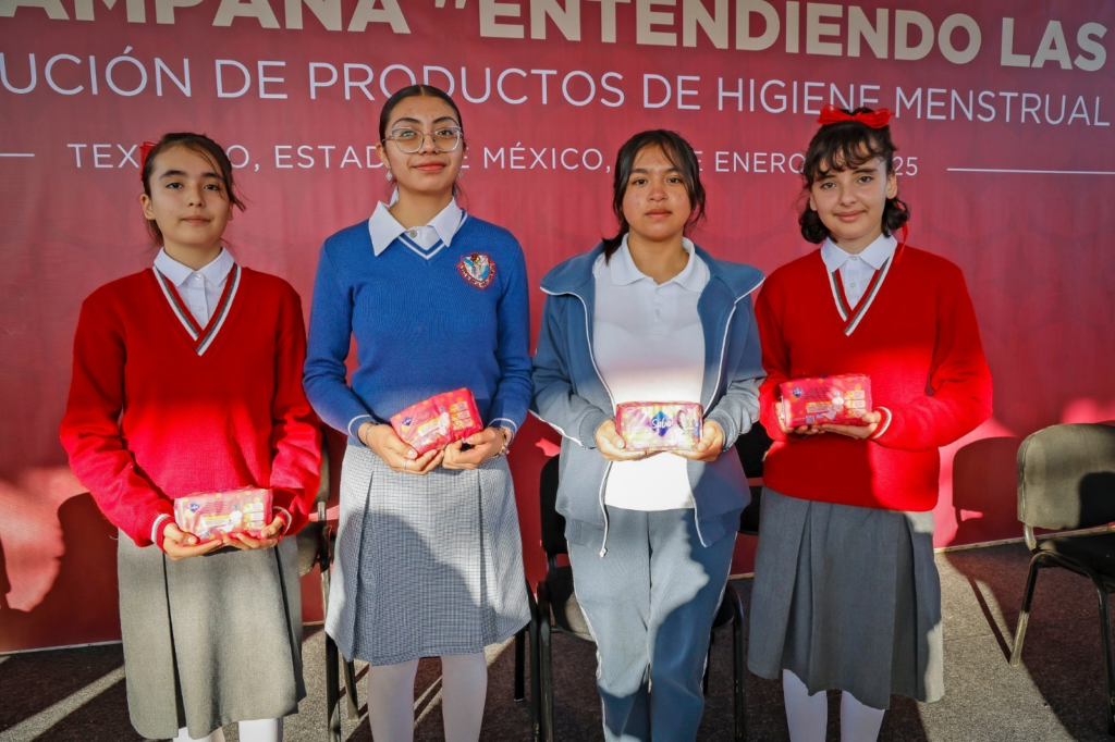 Distribuyen más de 500 mil paquetes de toallas sanitarias gratuitas en escuelas de educación básica y media superior