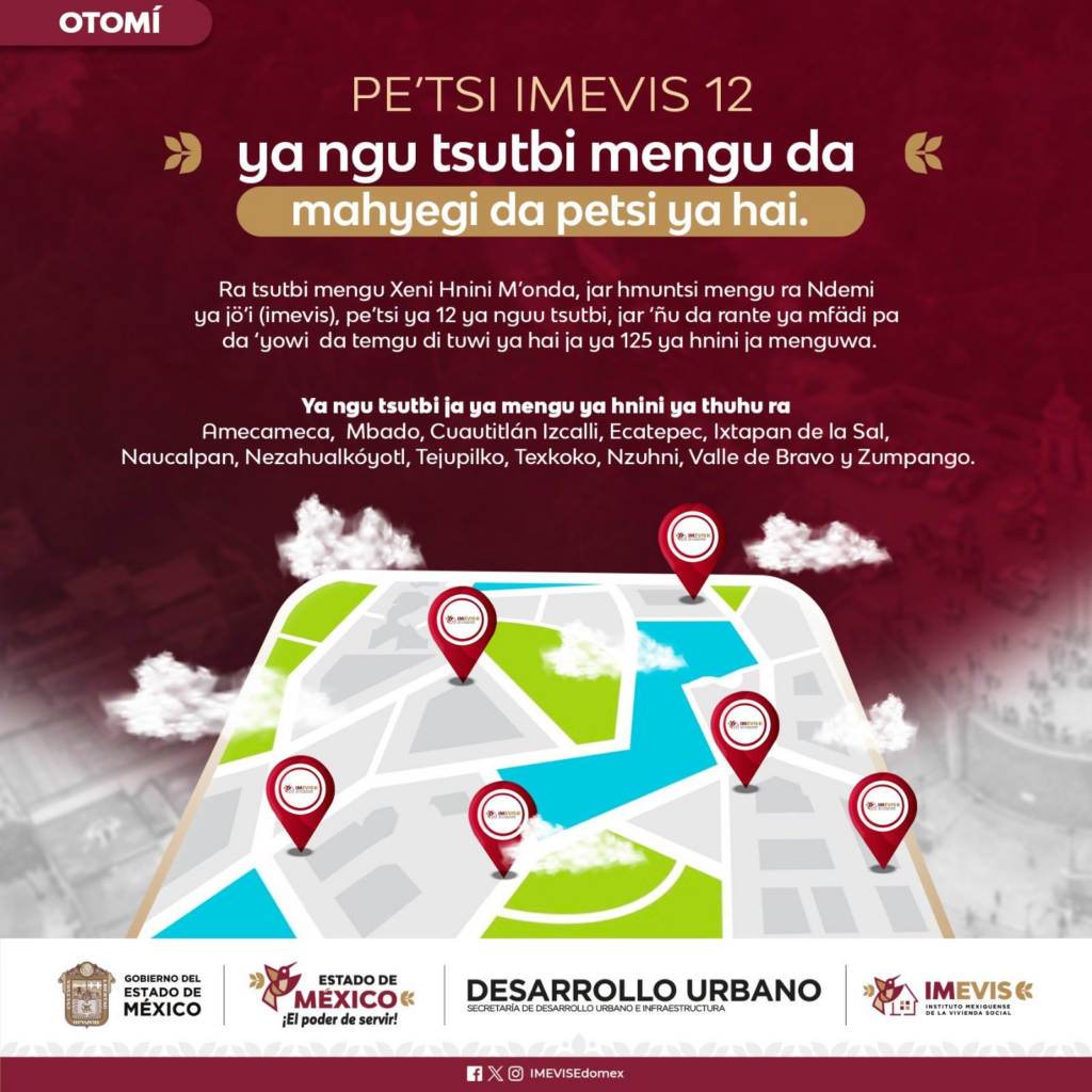 Difunde GEM información para la regularización de vivienda en lenguas otomí y mazahua