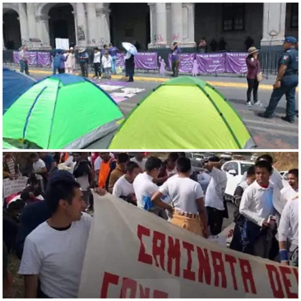 Protestan en Toluca por acuerdos incumplidos; exigen justicia por feminicidio