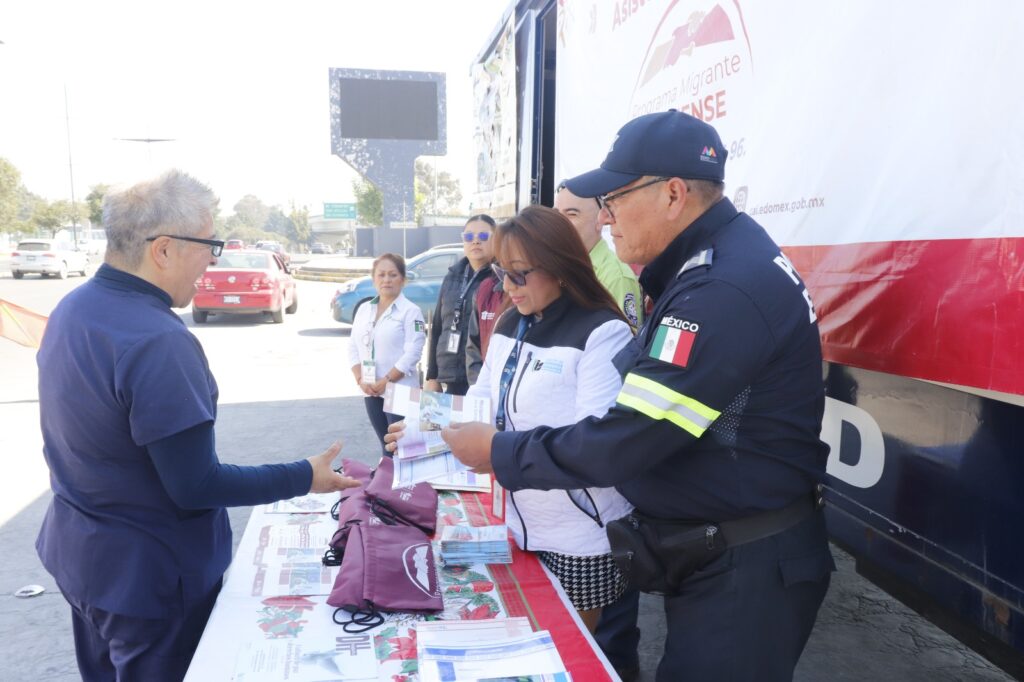 Continúa Operativo Migrante Mexiquense; cuenta con 20 módulos de atención