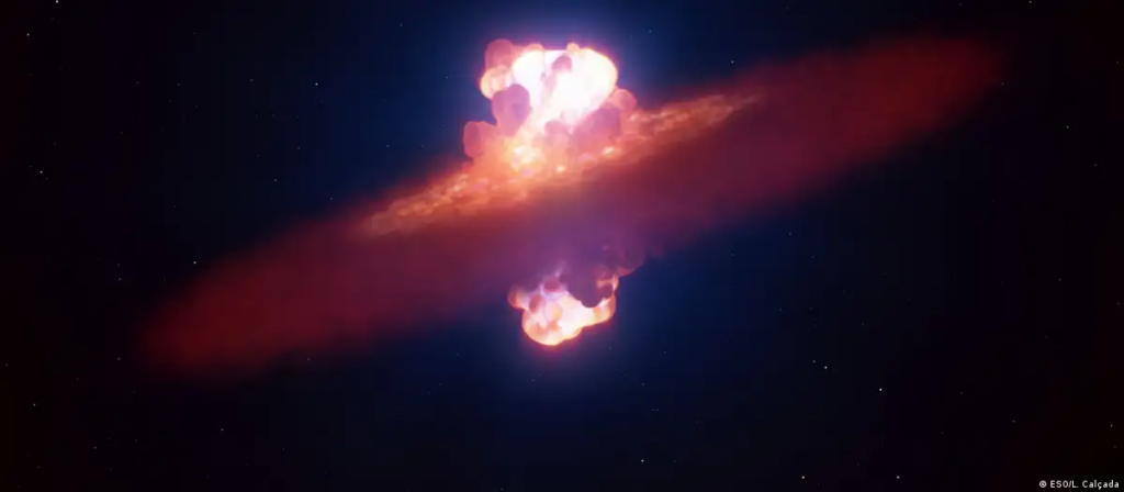 Una estrella 15 veces más masiva que el Sol llegó a su fin