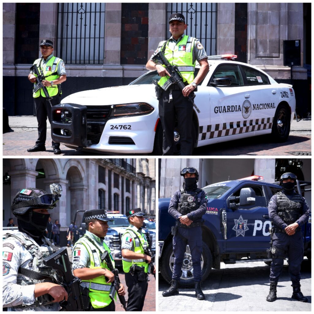 Toluca blinda sus calles: más de 2 mil policías desplegados en el «Operativo Verano Seguro 2025»