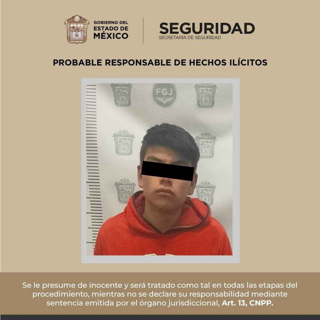 Capturan infraganti a violento asaltante en Villa Guerrero