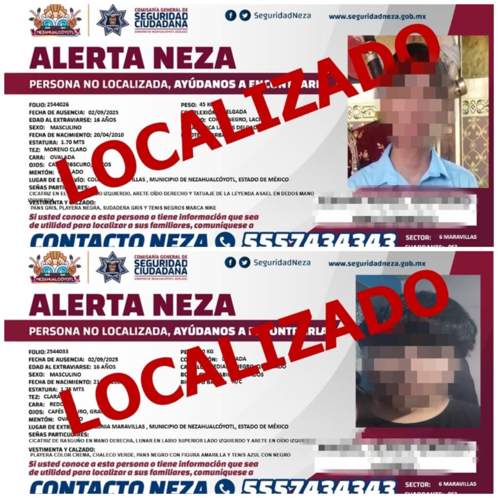 Intenta delincuencia organizada reclutar a menores en Nezahualcóyotl; víctimas fueron localizadas y resguardadas