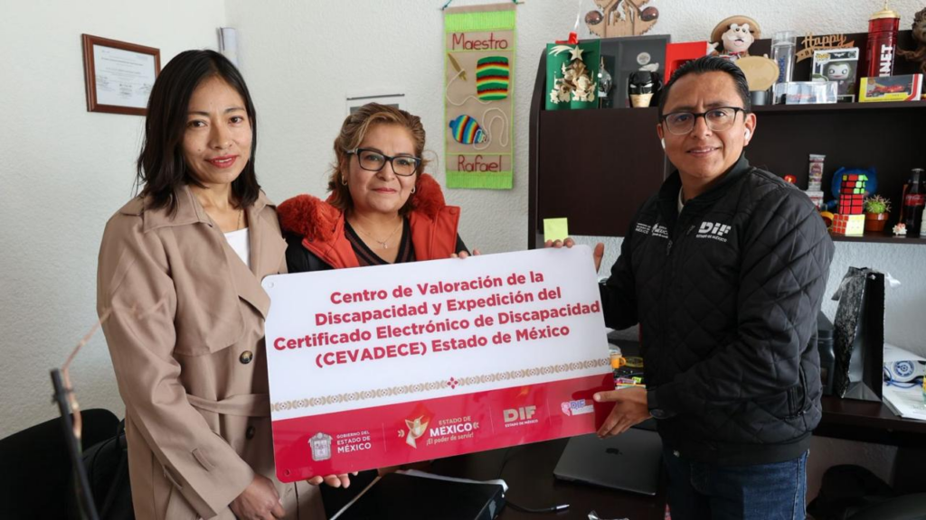 Facultan a DIF Tecámac para expedir certificados electrónicos de discapacidad