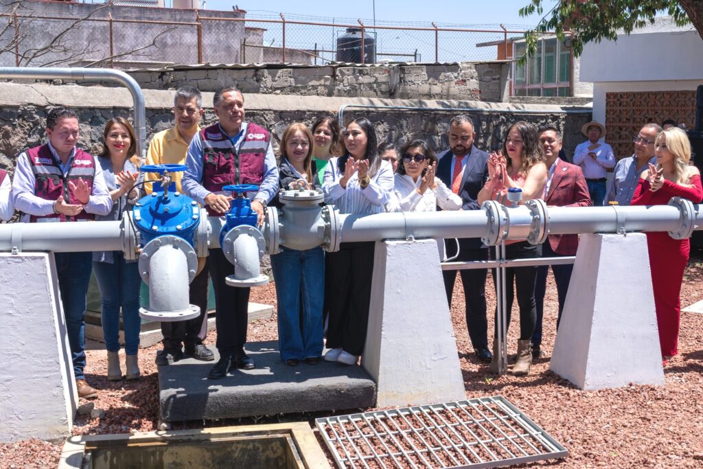 Ricardo Moreno entrega  tercera obra hidráulica en el arranque de su administración; se trata del  Pozo Toluca VI La Garceza