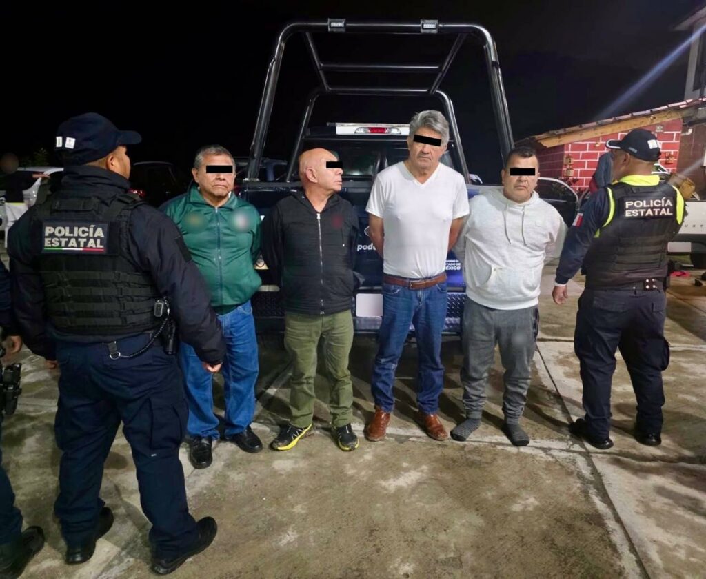 Capturan a cuatro integrantes de grupo criminal en Valle de Bravo