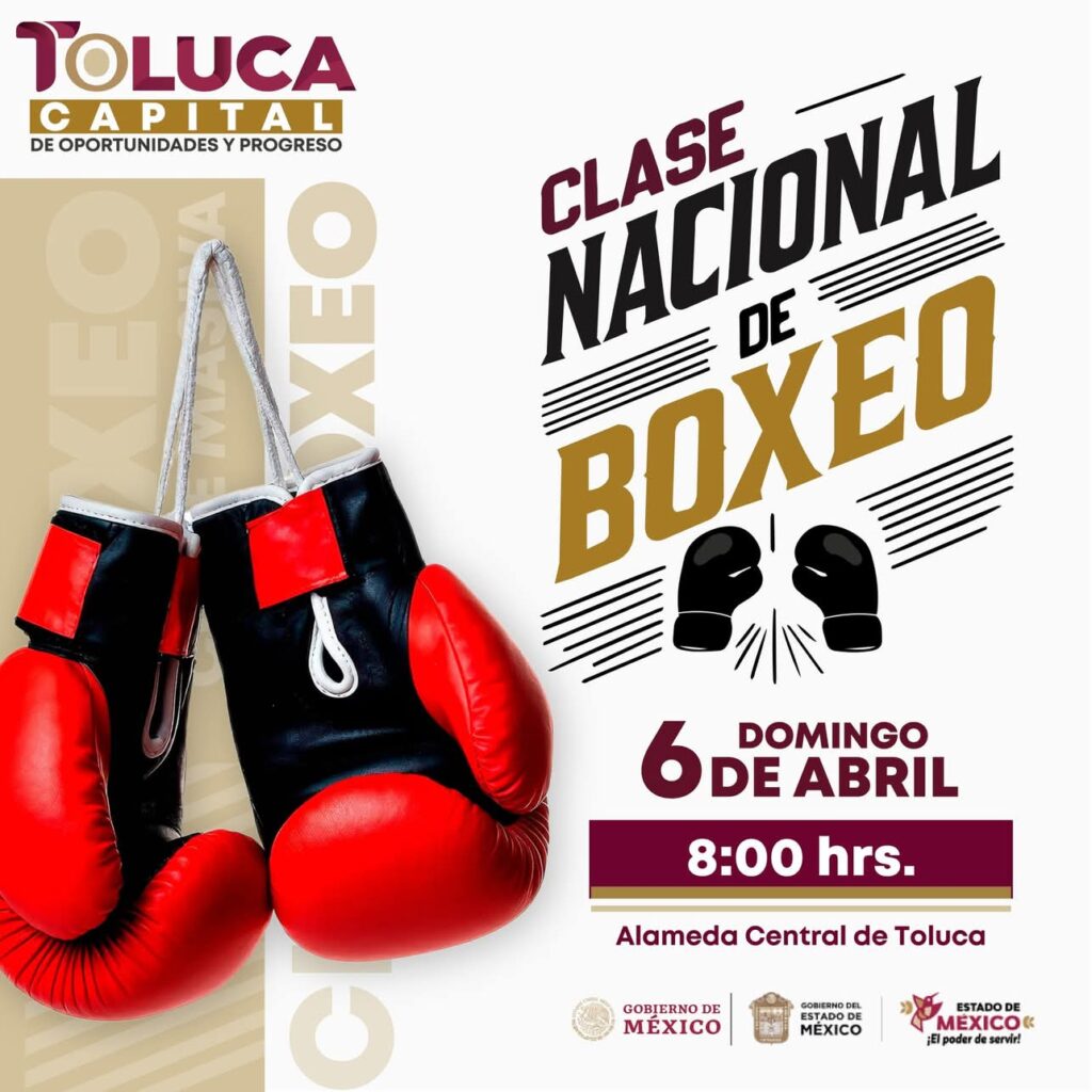 Alameda Central de Toluca sede de la clase masiva de box