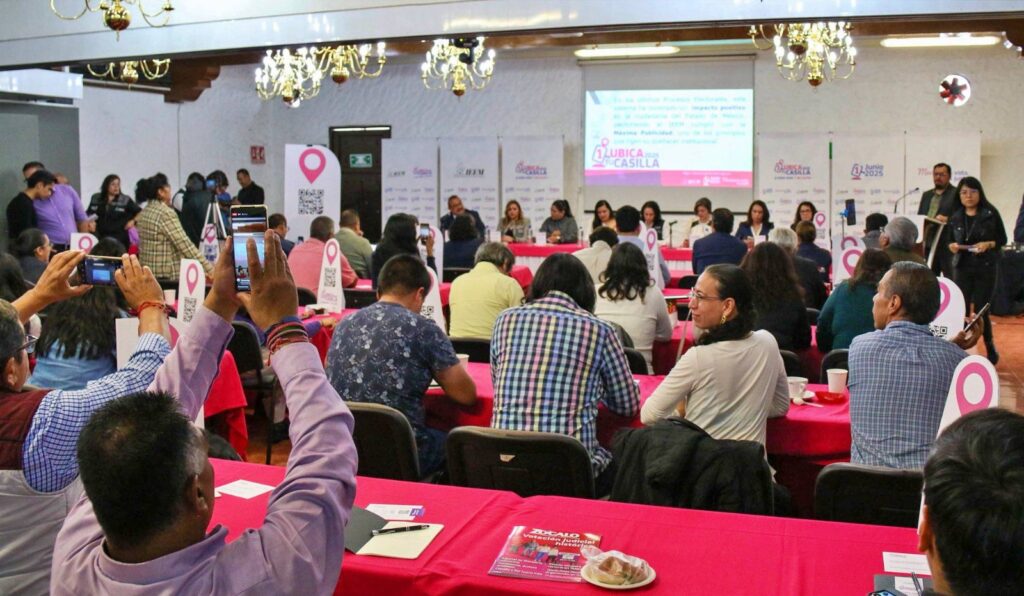 Presenta IEEM «Ubica tu Casilla» para elección judicial