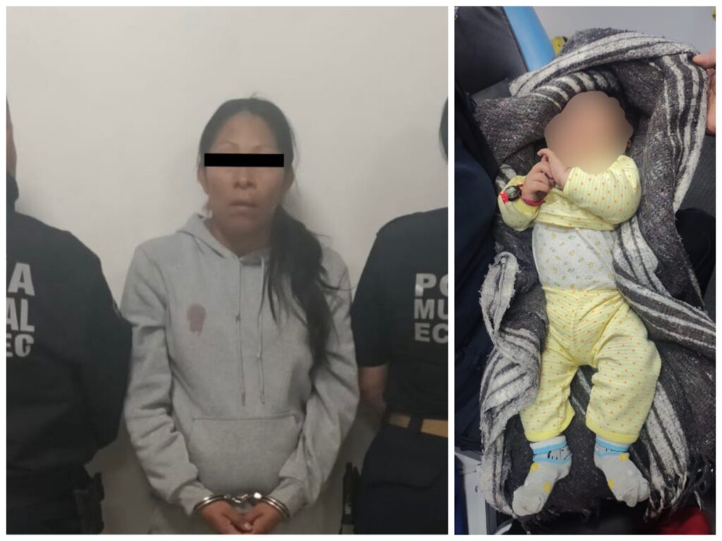 Detienen a mujer que abandonó a su bebé en Avenida Nacional