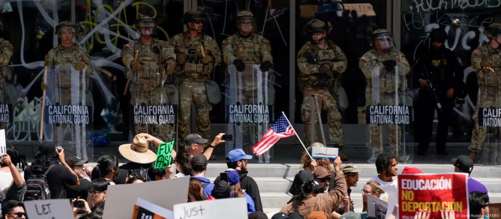 Trump envía militares por protestas en Los Ángeles
