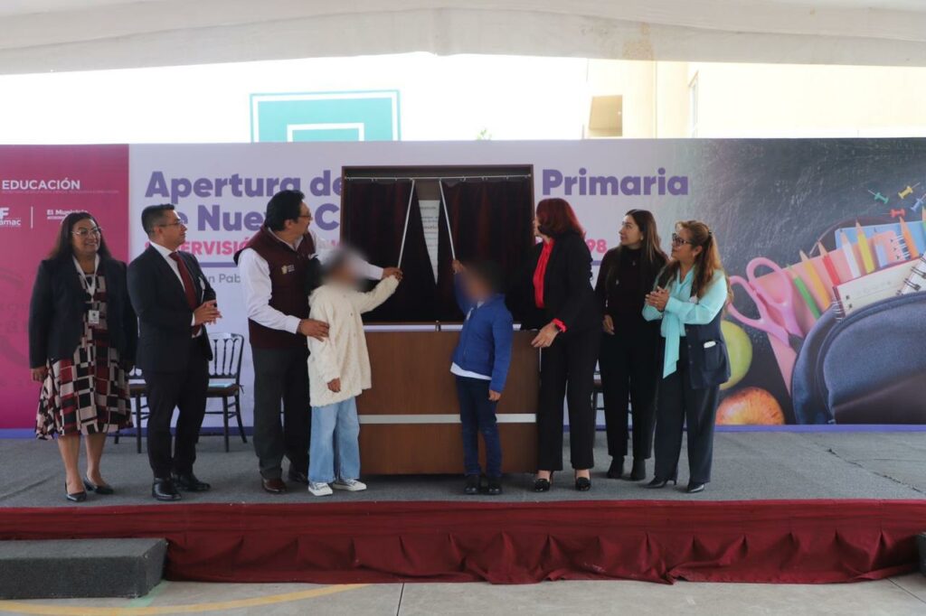 Aperturan Escuela Primara en Tecámac; se han abierto cinco nuevos planteles educativos en un año
