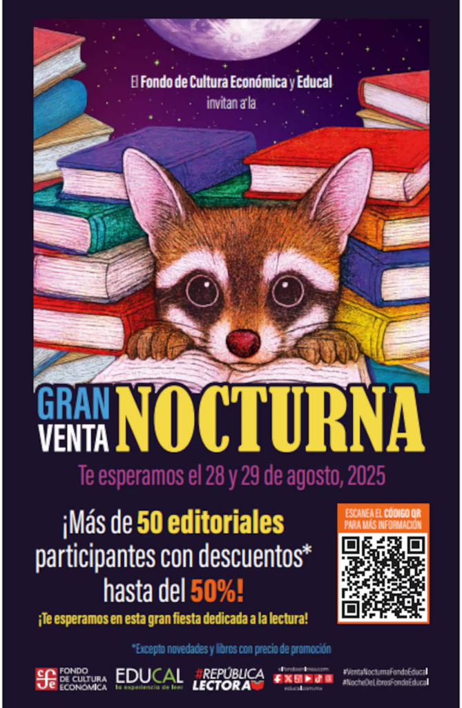 Acude a la venta nocturna del Fondo de Cultura Económica