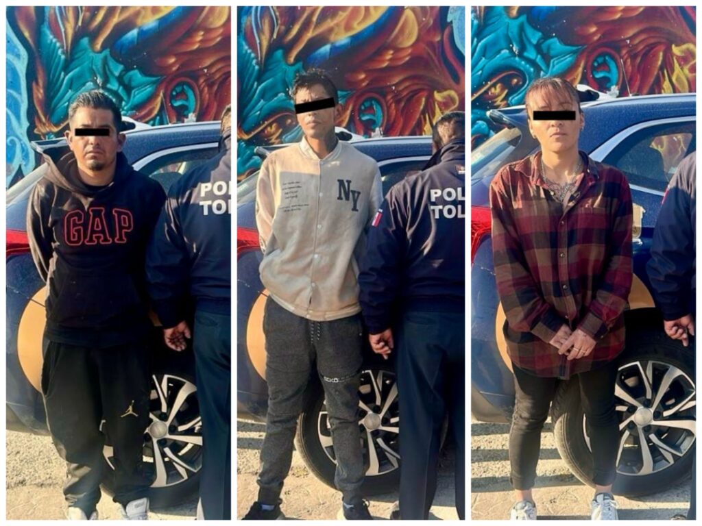 Detiene policía de Toluca a responsables de robo en secundaria de San Mateo Oxtotitlán
