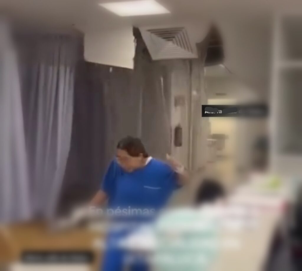 Desplome de techo en urgencias del hospital de Ixtapaluca exhibe abandono institucional