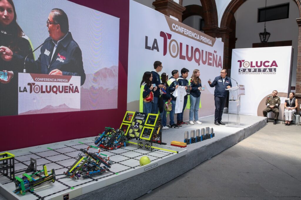 Gobierno de Toluca apoya a equipo de robótica para participar en competencia mundial