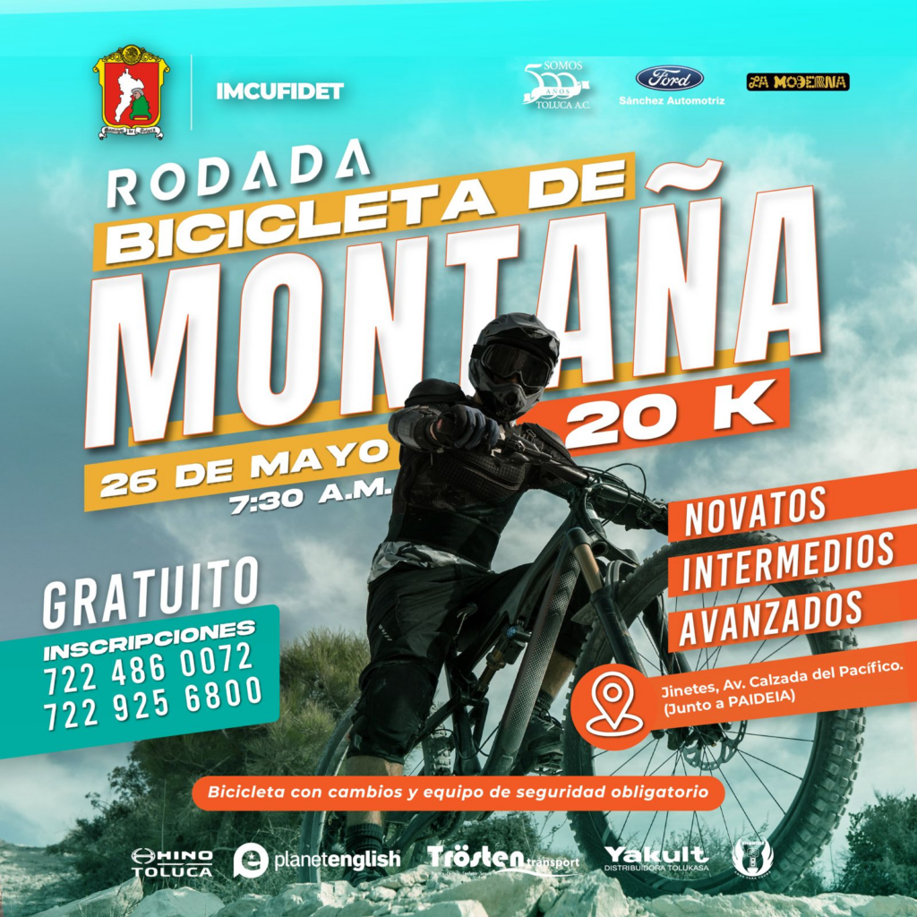 Primera rodada en bici de montaña en Toluca