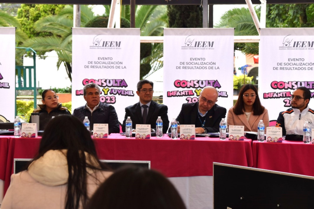 IEEM socializa resultados de la Consulta Infantil y Juvenil 2023 en Ocuilan