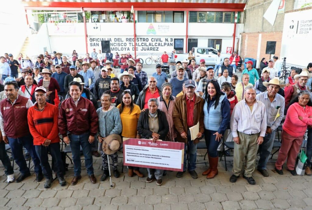 Aumenta monto del seguro contra siniestros agroclimáticos a 4 mil pesos por hectárea dañada