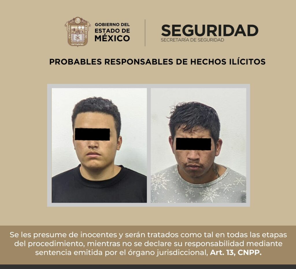 Detienen a mexicano y a colombiano por homicidio en Tlalnepantla