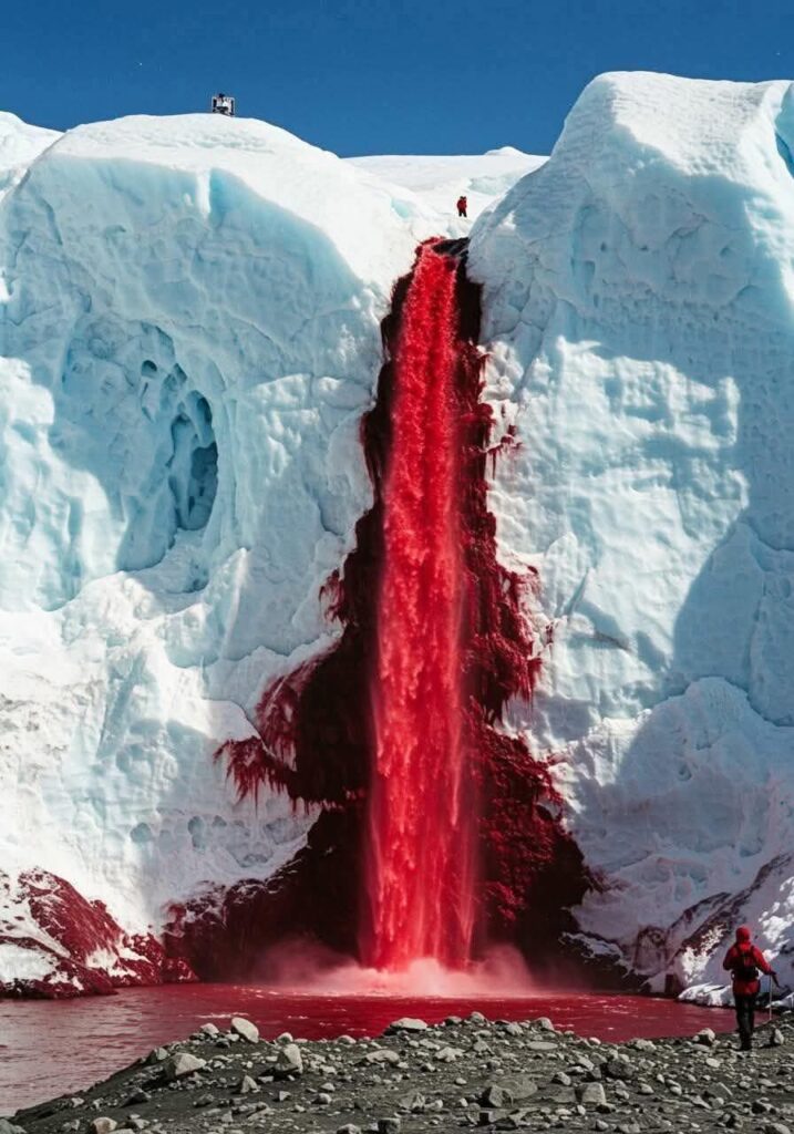 Cataratas de Sangre en la Antártida