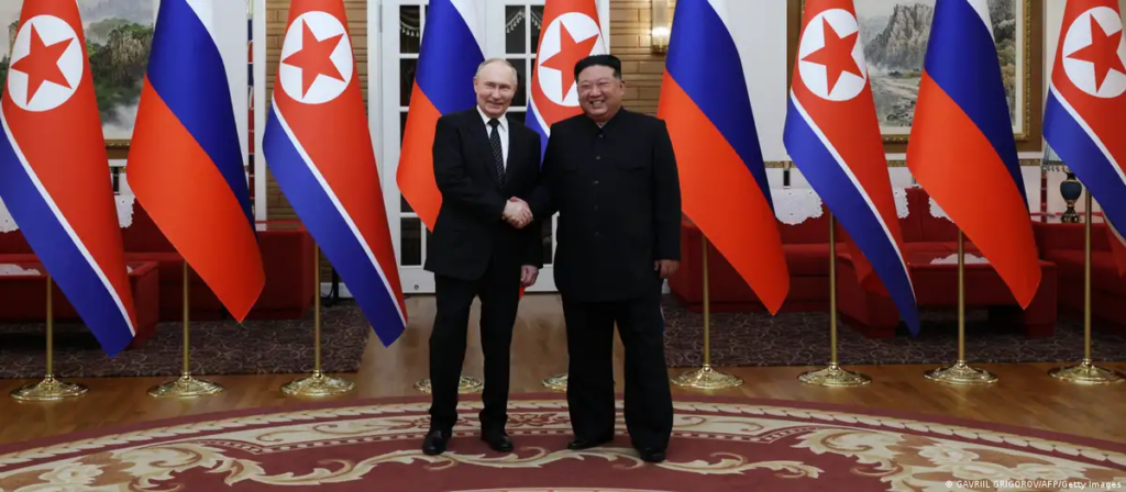 Putin y Kim acuerdan ayuda mutua inmediata en caso de guerra