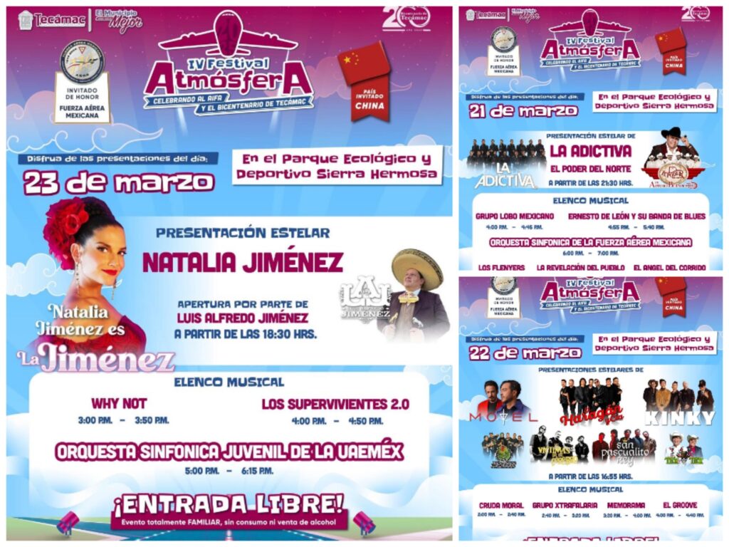 La Adictiva, Haragán y Natalia Jiménez, en el Cierre de IV Edición del Festival Atmósfera