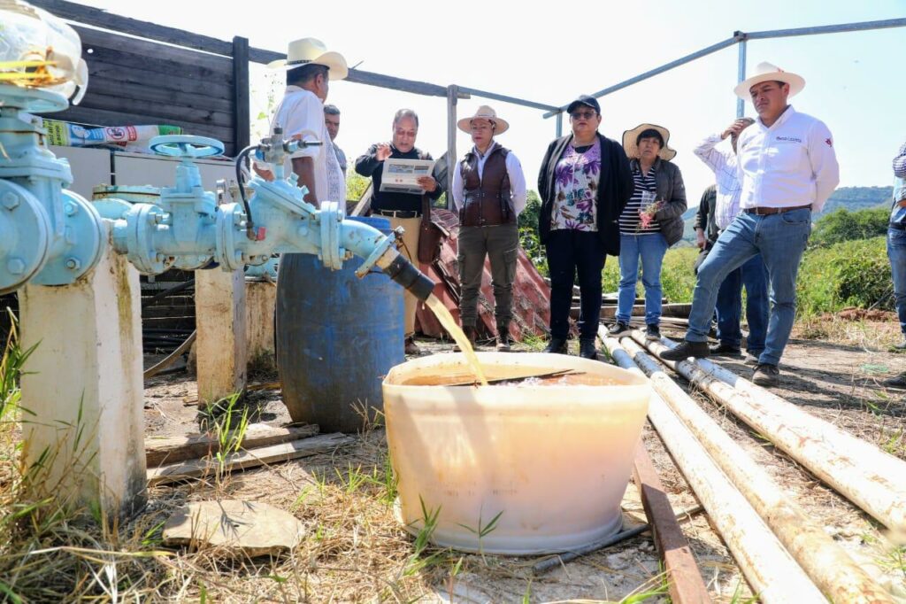 Avanza en Ixtapan de la Sal rehabilitación de pozo, obra conjunta con Conagua