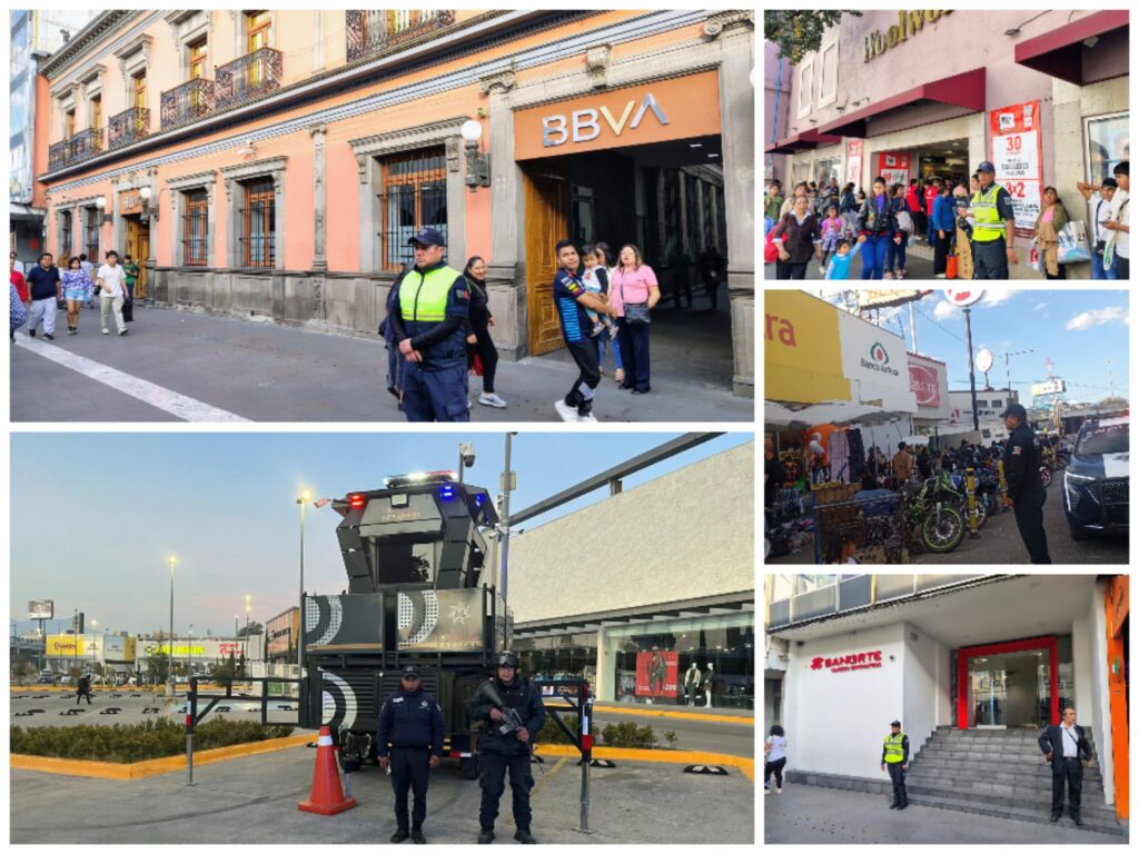 Toluca refuerza seguridad durante el cierre del Buen Fin 2025