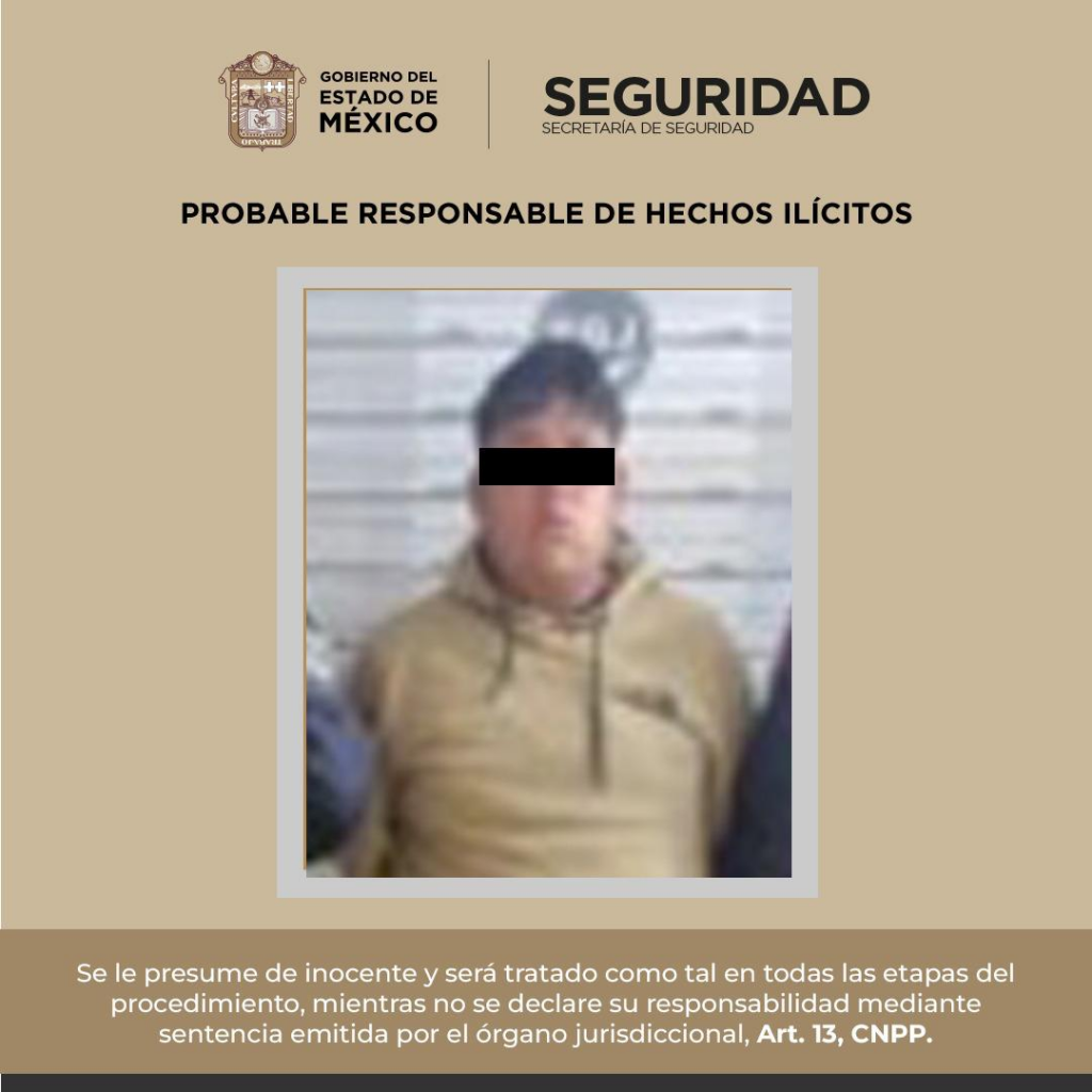En Ixtapan de la Sal, SSEM detienen a probable narcomenudista